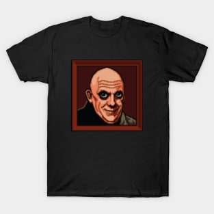 Uncle Fester Portrait Pixel Art T-Shirt